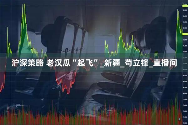沪深策略 老汉瓜“起飞”_新疆_苟立锋_直播间